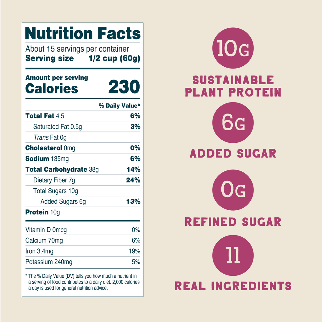 Wildberry Protein Oats, 32oz