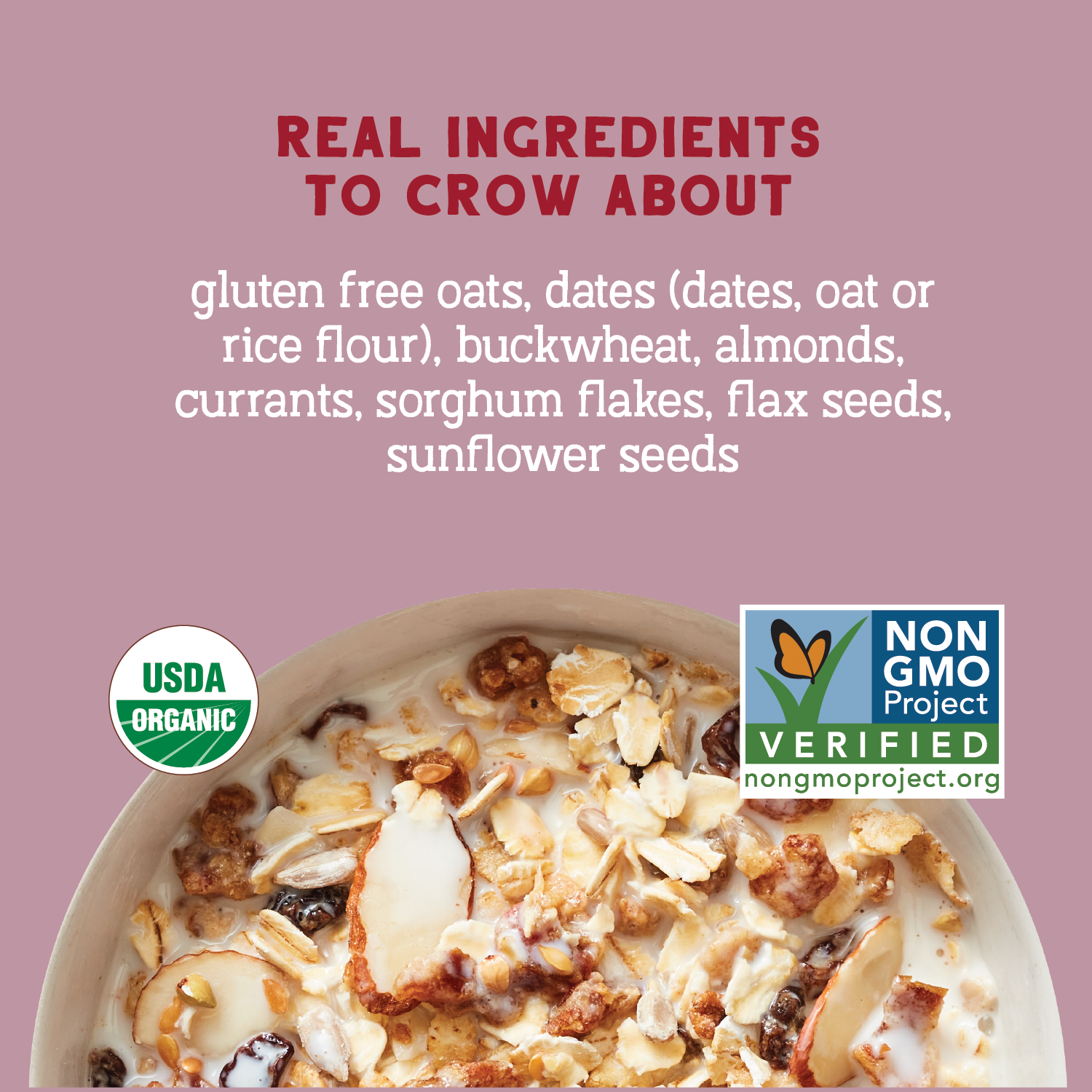 Organic Farmer's Market Almond Date Muesli Eco-Pack, 32oz