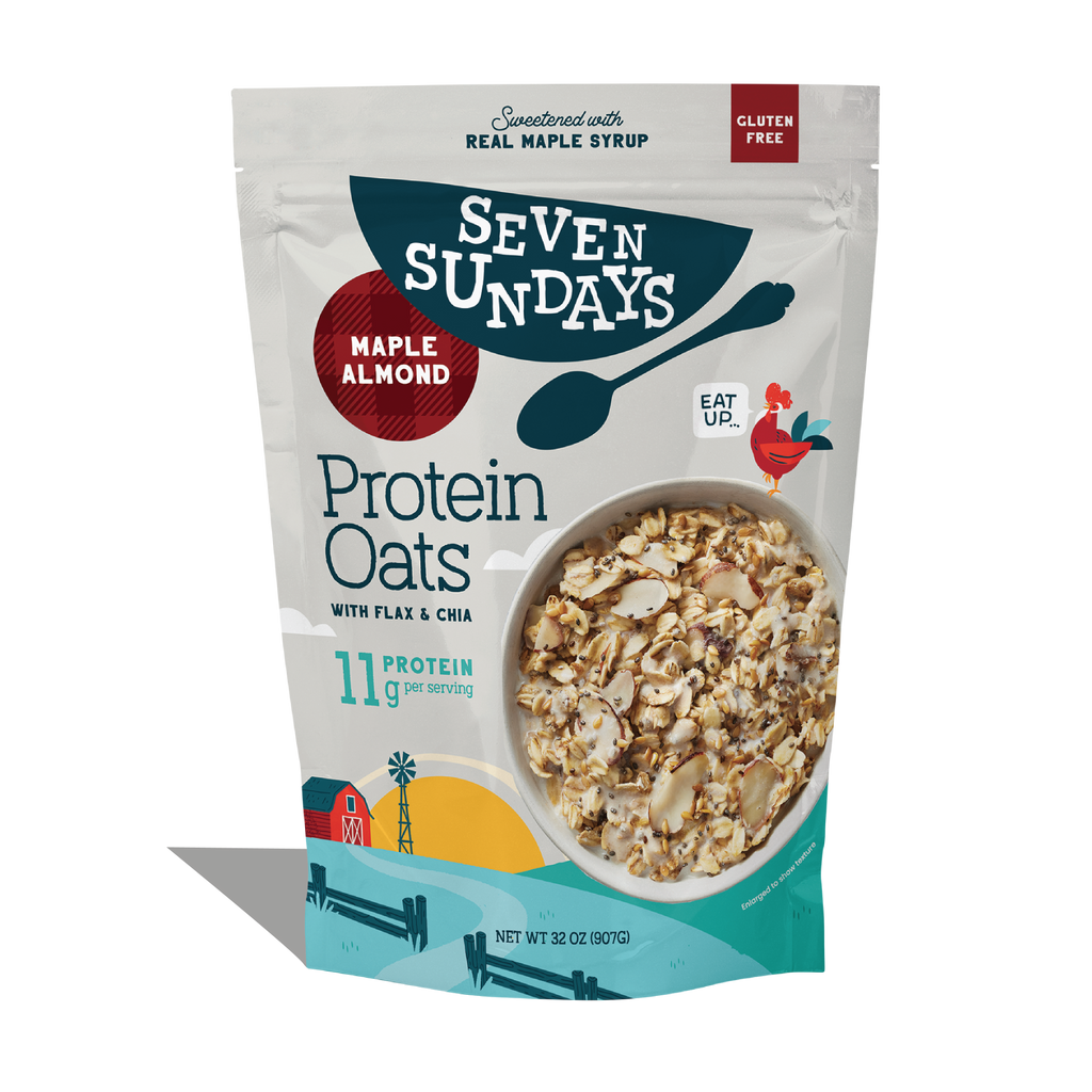 Maple Almond Protein Oats, 32oz