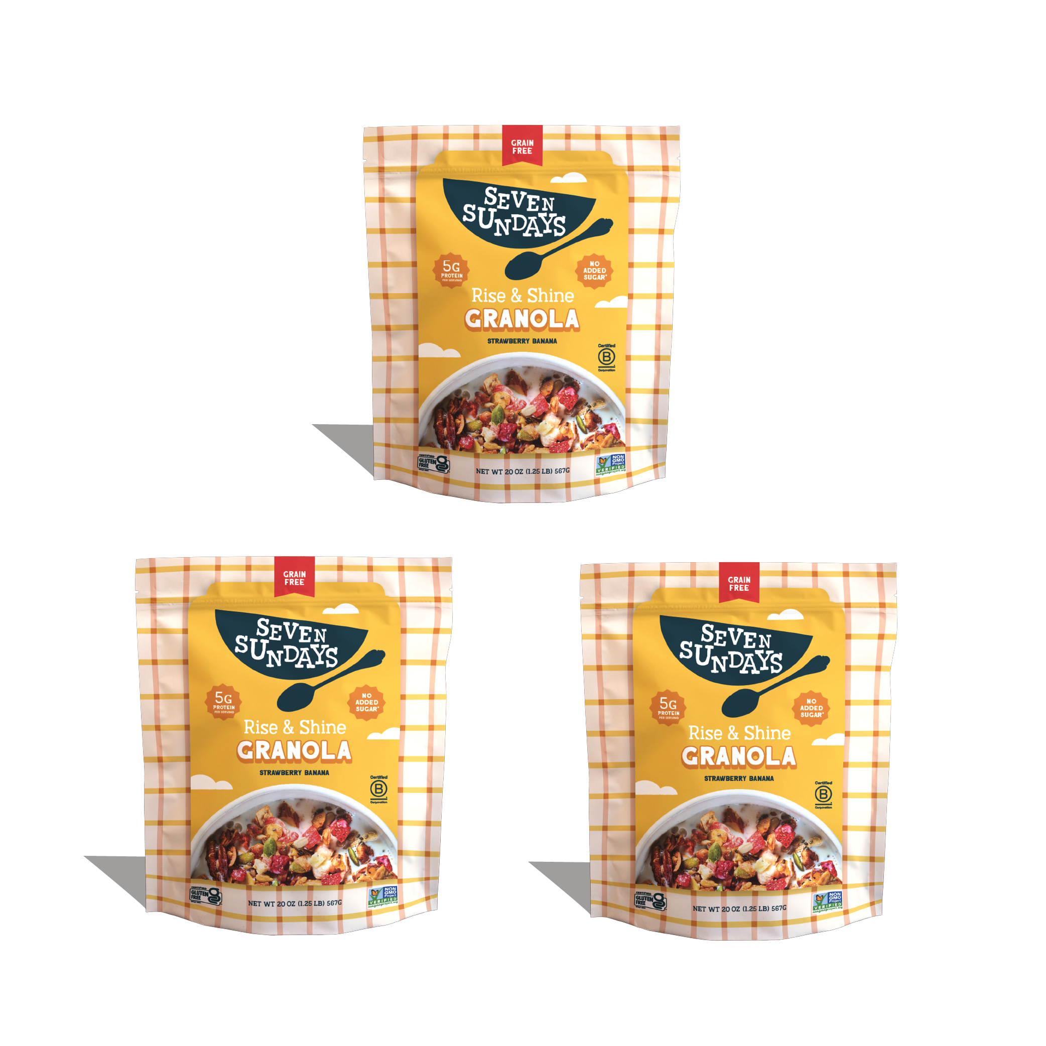 Rise & Shine Strawberry Banana Grain-Free Granola, 20oz
