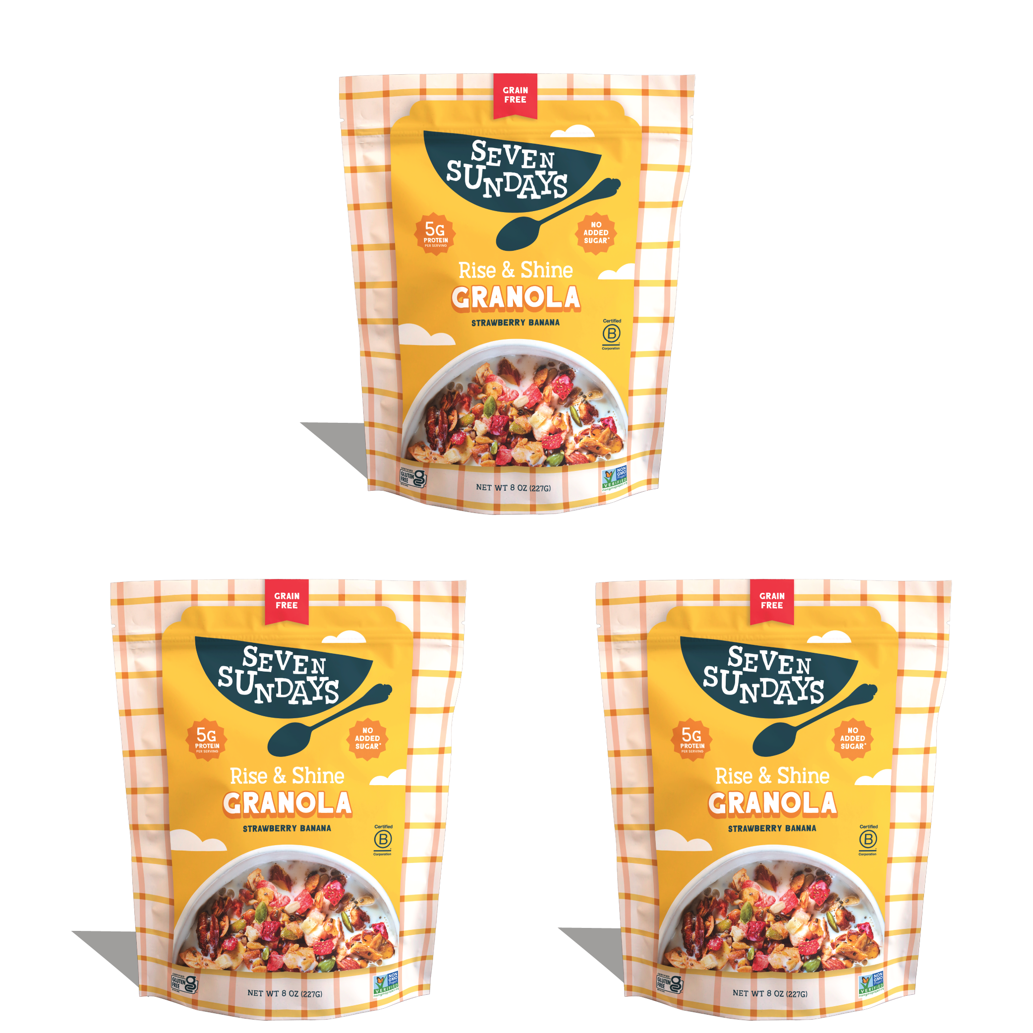 Rise & Shine Strawberry Banana Grain-Free Granola, 8oz