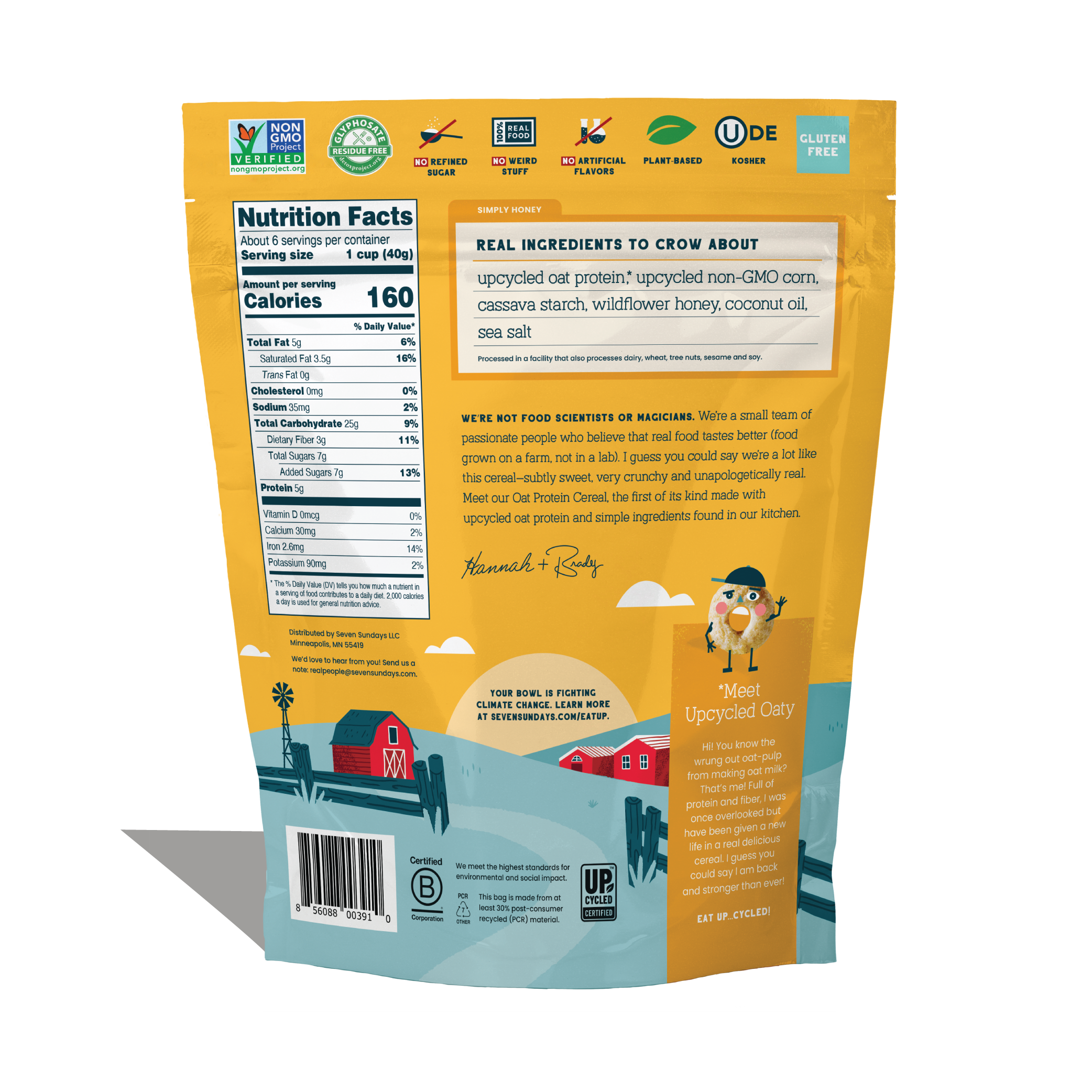 Simply Honey Oat Protein Cereal