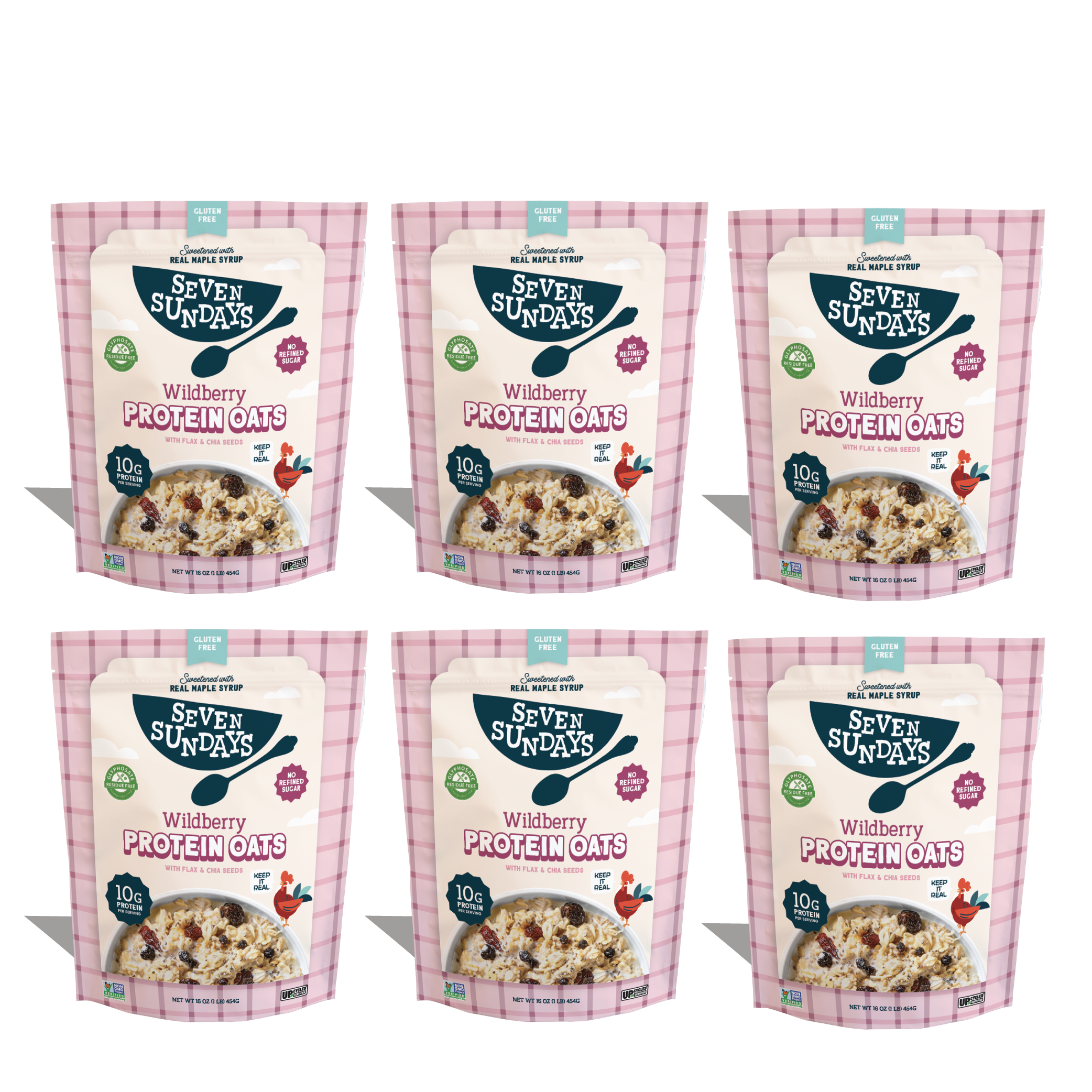 Wildberry Protein Oats, 16oz