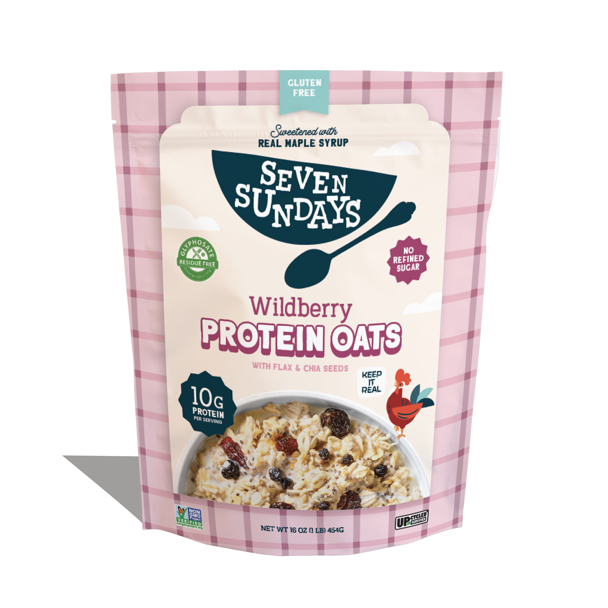 Wildberry Protein Oats, 16oz
