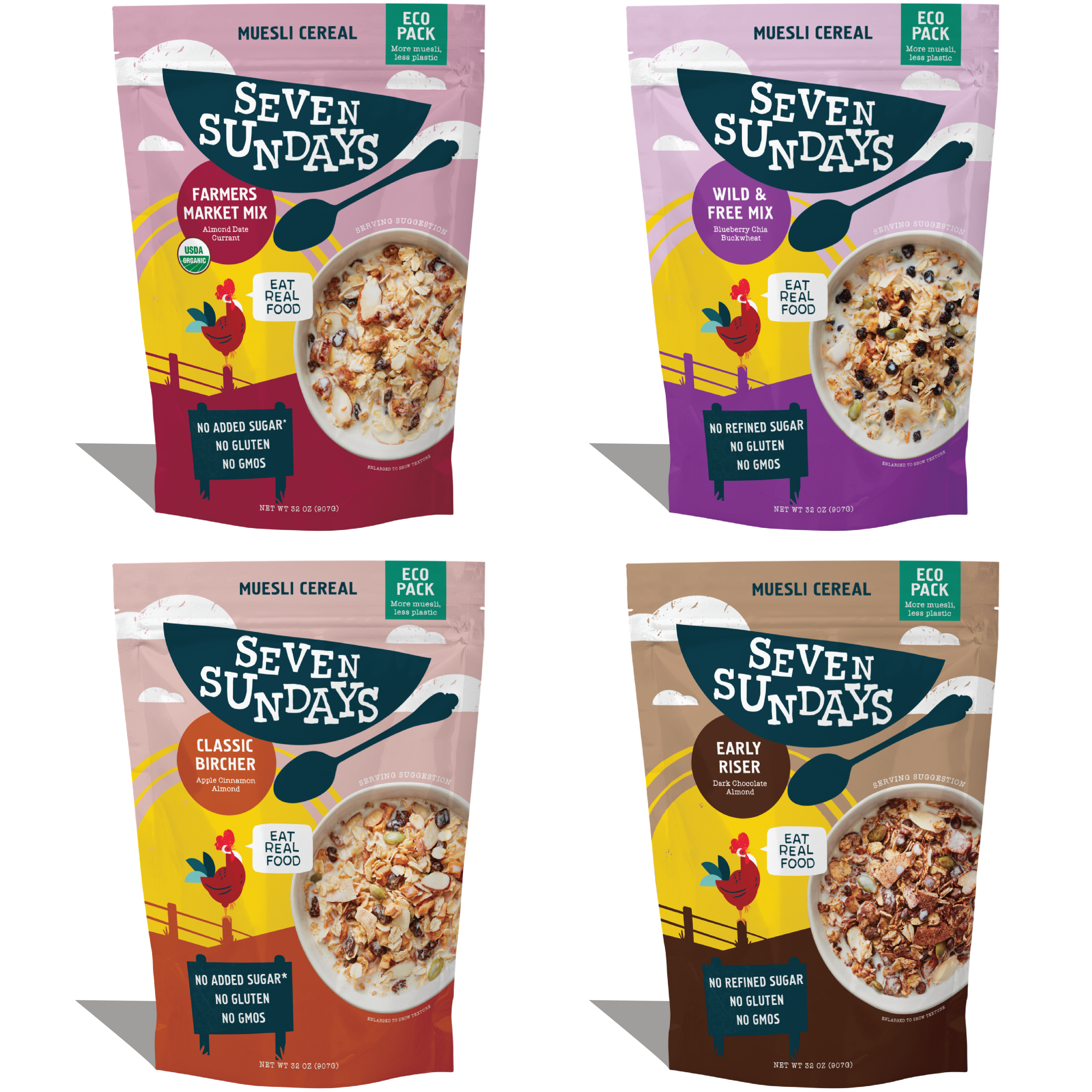 Muesli Variety Pack, 32oz