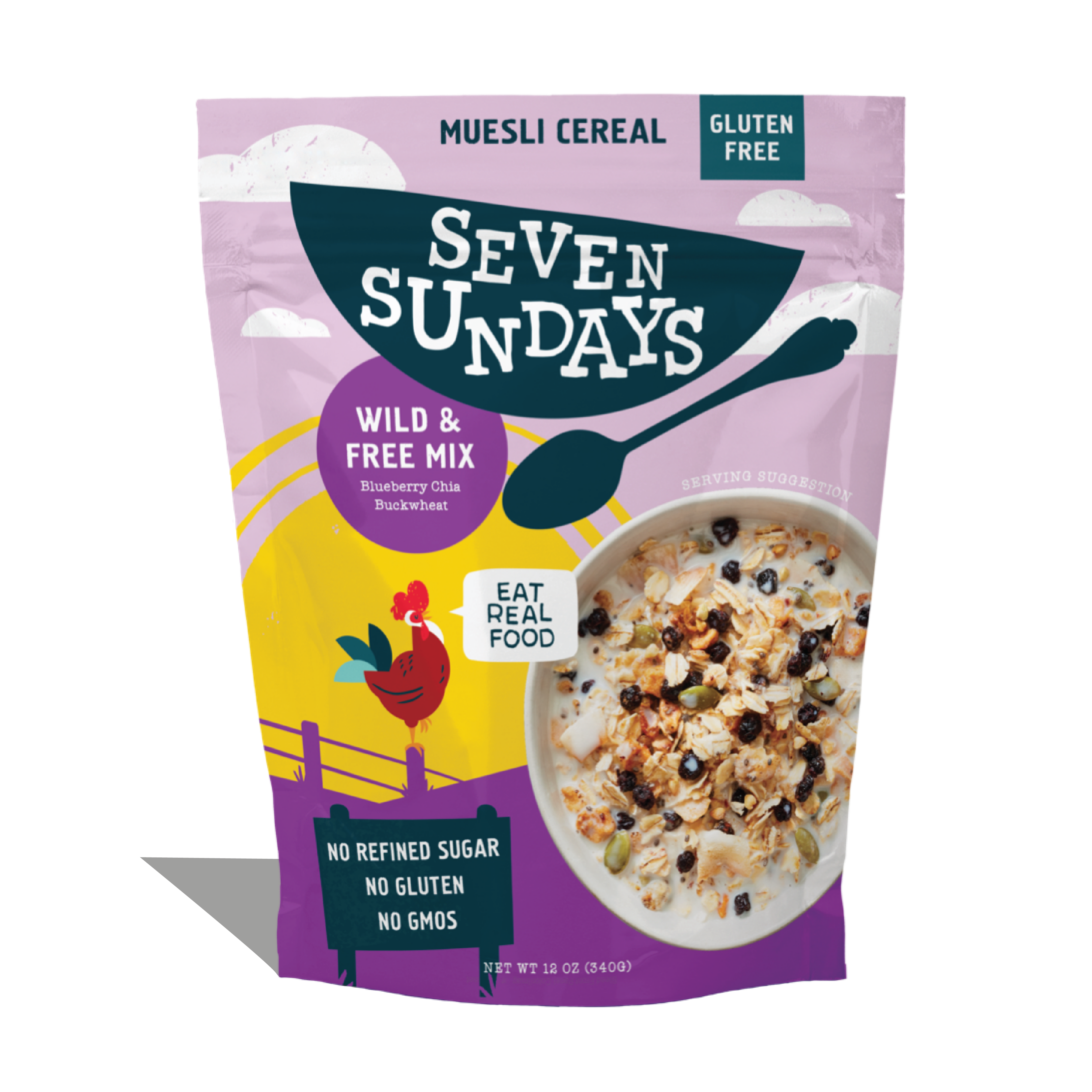 Wild & Free Blueberry Chia Muesli, 12oz
